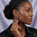 Heart Hoop Earrings – Modern Elegance